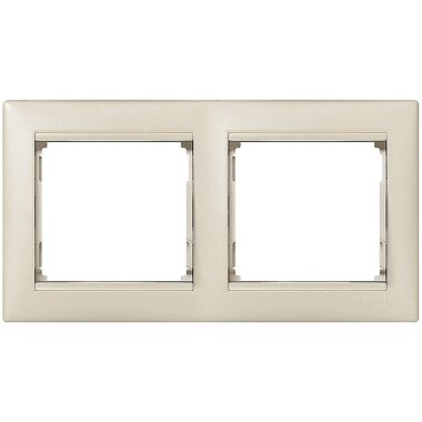 LEGRAND 770472 Valena frame with double, horizontal, shell