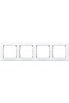 LEGRAND 770494 Valena White / Silver, horizontal frame 4