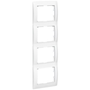 LEGRAND 771008 Galea Life frame 4 vertical, white