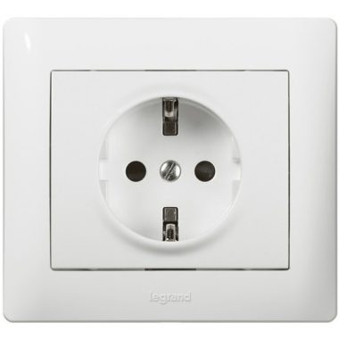 LEGRAND 771062 Galea Life 2P + F socket, spring, white