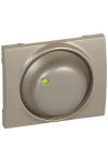 LEGRAND 771169 Galea Life dimmer cover with light signal, titanium (for 7759 01/03)