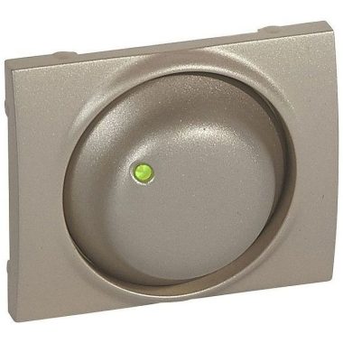 LEGRAND 771169 Galea Life dimmer cover with light signal, titanium (for 7759 01/03)