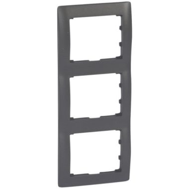 LEGRAND 771207 Galea Life frame 3 vertical, deep bronze