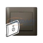 LEGRAND 771266 Galea Life TV burkolat, mélybronz