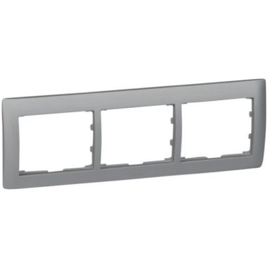 LEGRAND 771303 Galea Life frame 3 horizontal, aluminum