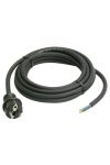 GAO 77133 Cablu de conectare cu pamantare, 3m, 3x1.5, negru, H05RR-F