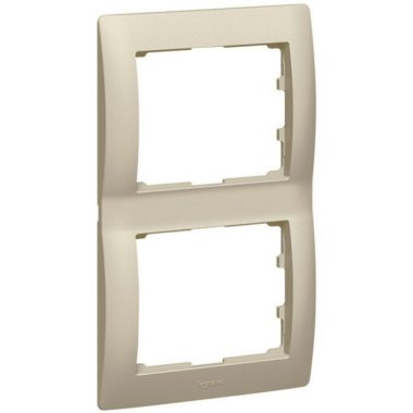 LEGRAND 771406 Galea Life frame 2 vertical, titanium