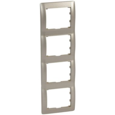 LEGRAND 771408 Galea Life frame 4 vertical, titanium