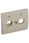 LEGRAND 771483 Galea Life TV-RD burkolat (30 mm) titánium