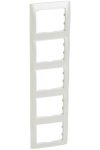 LEGRAND 771509 Galea Life frame 5 vertical, pearl