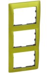 LEGRAND 771927 Galea Life frame 3 vertical, glitter green