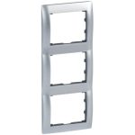 LEGRAND 771957 Galea Life frame 3 vertical, aluminum