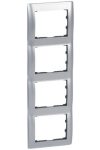 LEGRAND 771958 Galea Life frame 4 vertical, aluminum