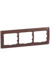 LEGRAND 771973 Galea Life frame 3 horizontal, cherry