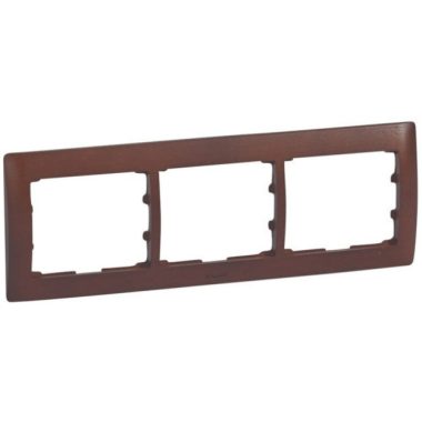 LEGRAND 771973 Galea Life frame 3 horizontal, cherry