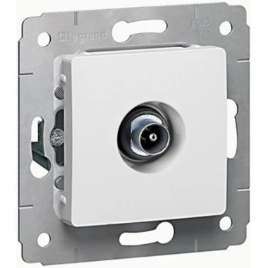 LEGRAND 773680 Cariva TV socket diameter 14dB without frame white