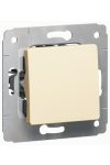 LEGRAND 773713 Cariva with single-pole push light without frame beige