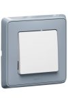 LEGRAND 773801 Cariva with single pole switch frame, white