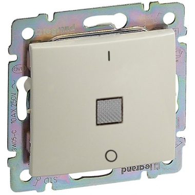 LEGRAND 774114 Valena bipolar switch with indicator light 16A, ivory