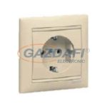   LEGRAND 774119 Valena 2P+F dugalj csatlakozóaljzat rugós, monoblokk, elefántcsont