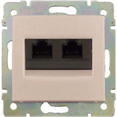 LEGRAND 774145 Valena 2xRJ45 LCS2 Cat6 STP socket, ivory