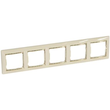 LEGRAND 774155 Valena Ivory / Gold, 5 horizontal frame