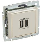 LEGRAND 774170 Valena 2xUSB charging socket, 1500 mA, ivory