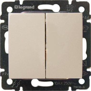 LEGRAND 774308 Valena double toggle ivory