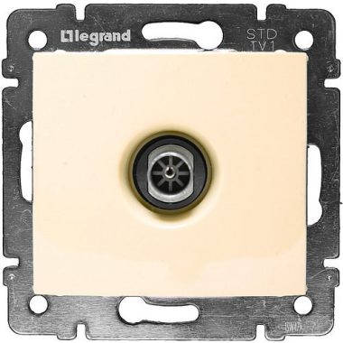 LEGRAND 774330 Valena TV antenna socket outlet, 10dB, ivory