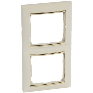 LEGRAND 774356 Valena double frame vertical ivory