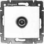 LEGRAND 774431 Valena TV antenna socket through, white