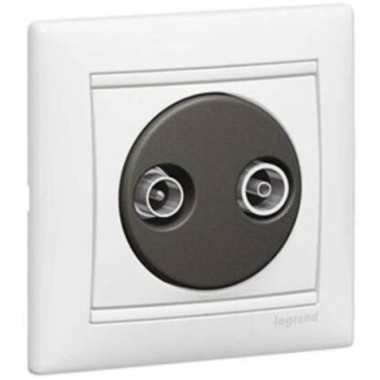   LEGRAND 774433 Valena TV-RD antenna socket outlet, 10dB white