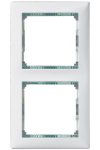 LEGRAND 774466 Valena double frame vertical crystal