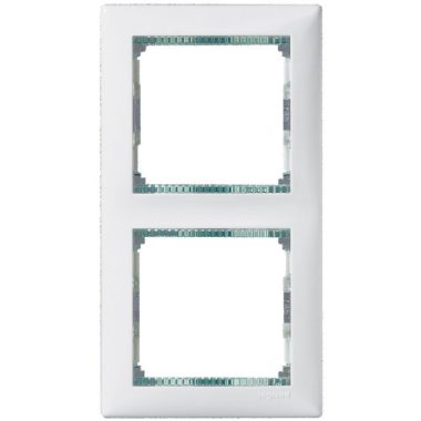 LEGRAND 774466 Valena double frame vertical crystal