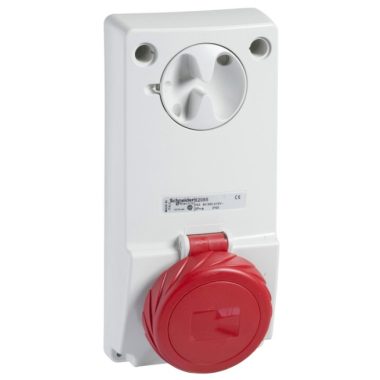 SCHNEIDER 82084 PK Unika socket 16A, 2P + E - 380 ... 415 V AC - IP65