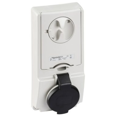 SCHNEIDER 82137 PK Unika socket 16A, 3P + E - 480 ... 500 V AC - IP44