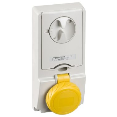 SCHNEIDER 82180 PK Unika socket 16A, 3P + N + E - 100 ... 130 V AC - IP65