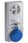 SCHNEIDER 82181 PK Unika socket 16A, 2P + E - 200 ... 250 V AC - IP65