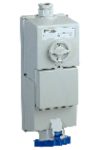 SCHNEIDER 82879 ISOBLOCK Wall-mounted, lockable socket, 3P + F, 9h, 63A, 250V, IP65, without protection