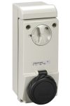 SCHNEIDER 83088 PK Unika ráépíthető aljzat 16A 3P + N + E - 480...500 V AC - IP65