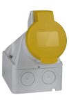 SCHNEIDER 83101 PK socket 16A 2P + E - 100 ... 130 V AC - IP44