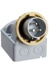 SCHNEIDER 83551 PK mounted plug 16A 2P + E - 100 ... 130 V AC - IP67