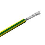   SiF 1x0,5mm2 Heat resistant silicone wire 300/500V green/yellow
