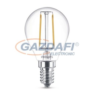 PHILIPS 871869657391400 LED fényforrás, classic 2W E14 WW P45 CL ND RF 1BC6