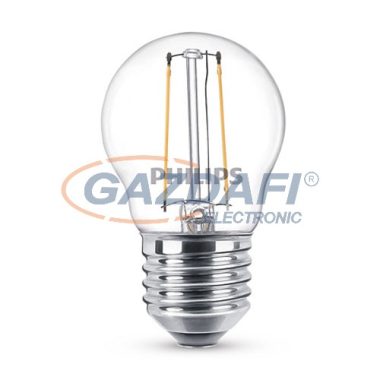 PHILIPS 871869657393800 LED fényforrás, classic 2W P45 E27 WW CL ND RF 1BC/6