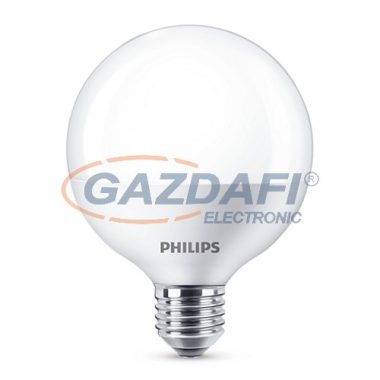 PHILIPS 871869658063900 LED fényforrás, Globe 9.5W G93 E27 WW FR ND 1CT/4