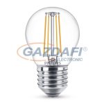   PHILIPS 871869658733100 LED fényforrás, classic 4.3W E27 WW P45 CL ND RF 1BC