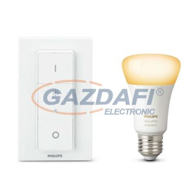 PHILIPS Hue White Ambiance 8718696678404 intelligens vezérelhető fényforrás fényerőszabályzóval, E27, 9W, 750Lm, 2200–6500K