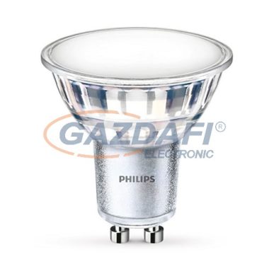 PHILIPS 871869669892100 LED fényforrás, classic 4.5W 400lm GU10 CW 120D ND 1BC/6