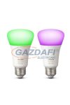 PHILIPS HUE Ambiance 8718696729052 intelligens vezérelhető fényforrás, E27, 10W, 750Lm, 2000K–6500 K +16 millió szín (2 db)